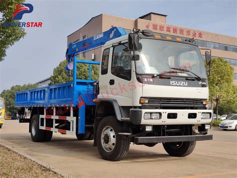 Hot Selling New Isuzu Fvr Ftr Awd Cargo Truck Mounted Telescopic Boom