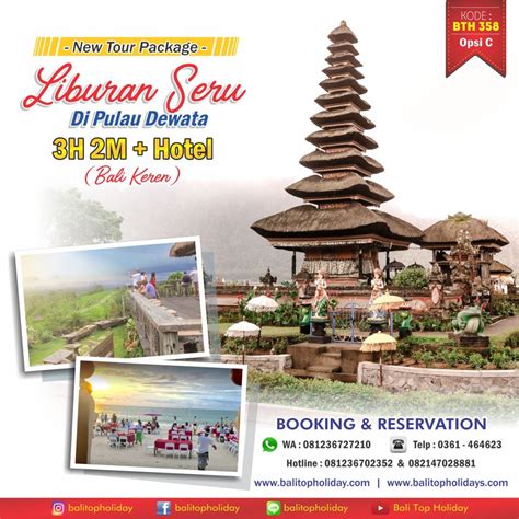 Brosur Wisata Bali Paket WIsata Dan Tour Bali Top Holiday