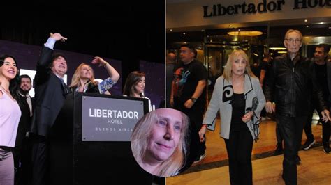 Los padres de Javier Milei estuvieron en el búnker del Hotel Libertador