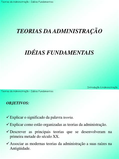 PDF Capítulo 2 Teorias da Administração DOKUMEN TIPS