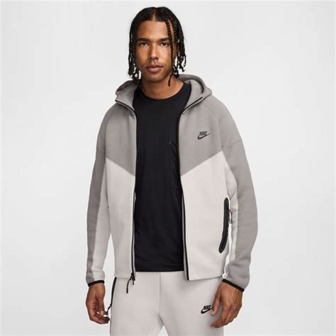 Nike Hoodie Nsw Tech Fleece 24 Fz Windrunner Zwart Grijs Rood