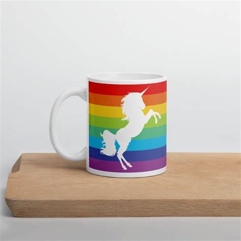 Rainbow Unicorn Mug Rainbow Mug Unicorn Coffee Mug Rainbow Etsy Unicorn Coffee Mug Mugs