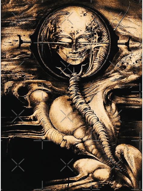 Steam Punk Giger Art Poster By Ep Pandality Redbubble