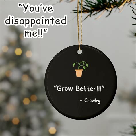 Crowley Quotes Grow Better Good Omens Inspired Christmas - Etsy