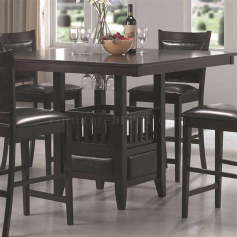 Counter Height Dining Room Set 5pc 100958 By Coaster