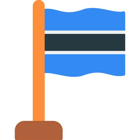 Botswana Free Flags Icons