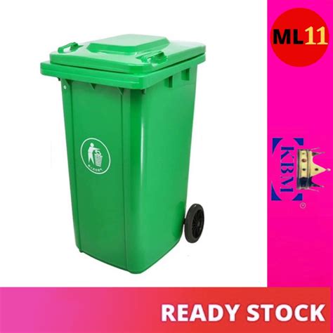 120l Kbm Large Dustbin Trash Can Garbage Bin Recycle Bin Recycling