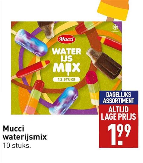 Mucci Waterijsmix Aanbieding Bij Aldi Folders Nl