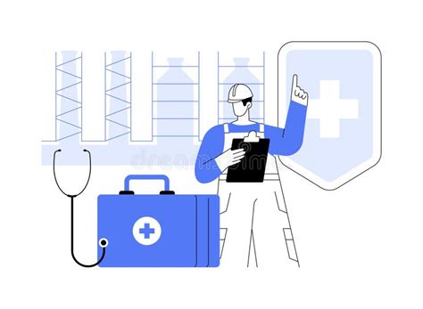 Occupational Health Safety Workplace Stock Illustrations 809