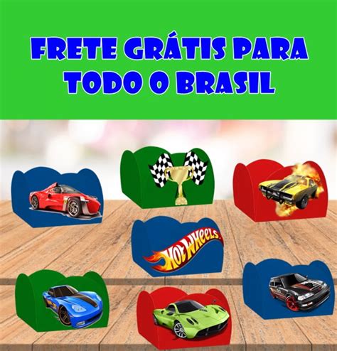 Forminha De Doce Hot Wheels Unidades Elo