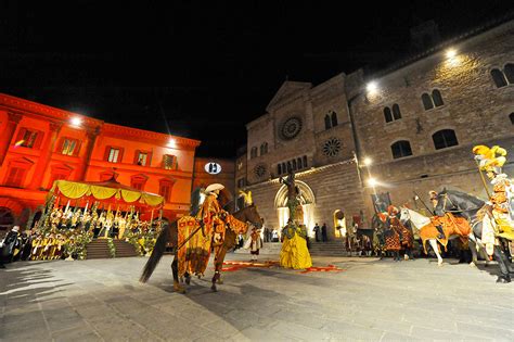 Il Corteo Giostra Della Quintana Di Foligno