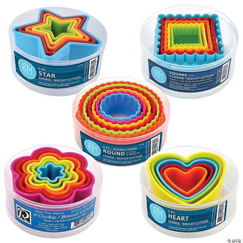 Assorted Shapes Plastic Cookie Cutter Set | Fun Express