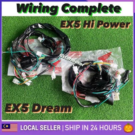 Honda Ex Dream Hipower Hp Electric Starter Kick Wiring Harness Body