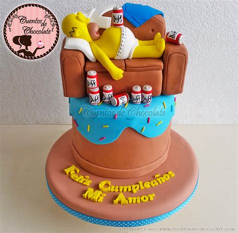 Descubrir Imagen Pastel De Homero Simpson Fondant Viaterra Mx