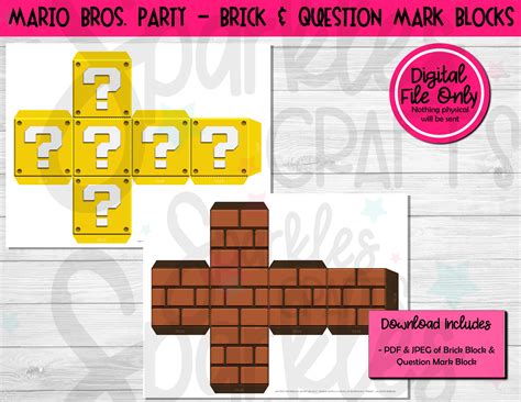 Super Mario Bros Brick Block