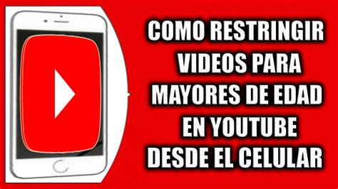 COMO ACTIVAR O DESACTIVAR EL MODO RESTRINGIDO EN YOUTUBE DESDE EL