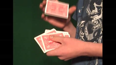 Easy Card Tricks Shuffle Any Card To The Top Of The Deck Sleight Of