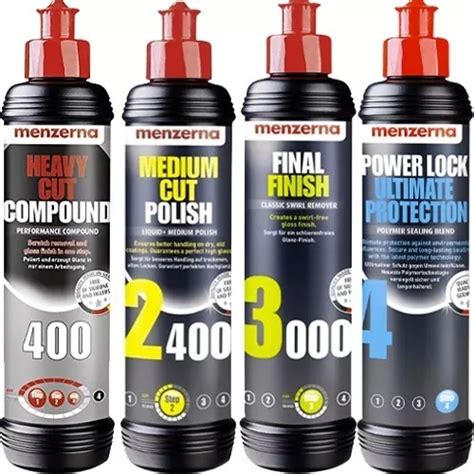 Menzerna Kit Completo Pulimento 400 2400 3000 Powerlock 250 Envío gratis