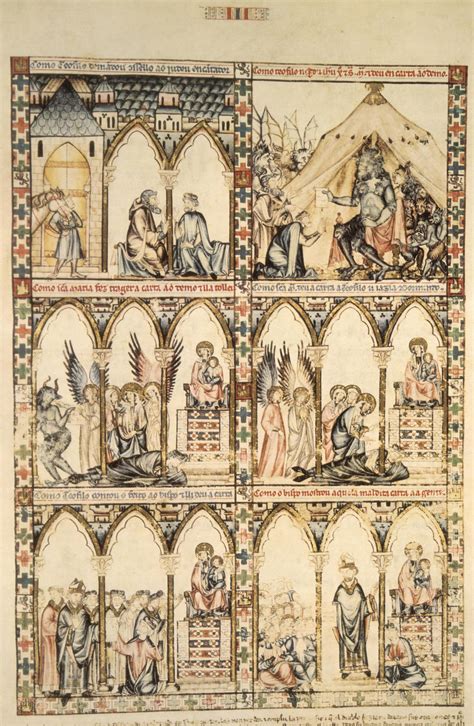 Cantiga Of The Cantigas De Santa Maria Of Alfonso X Theophilus