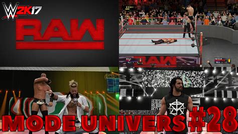 [wwe 2k17] Mode Univers Raw Ep 28 Lavant Mitb [fr][hd] Youtube