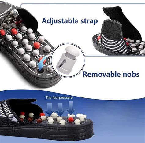 Acupressure And Magnetic Therapy Paduka Slippers For Full Body Blood