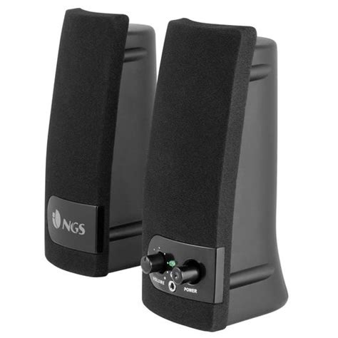 Altavoces Multimedia 2 0 Para Pc Ngs Sb150 Rms 2w 1w 1w Salida