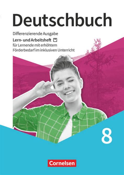 Deutschbuch 8 Schuljahr Sprach Und Lesebuch Arbeitsheft Mit