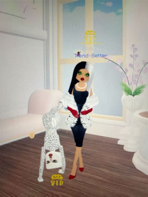 Dti Inspo Theme Villains Cruella De Vil And A Dalmation In