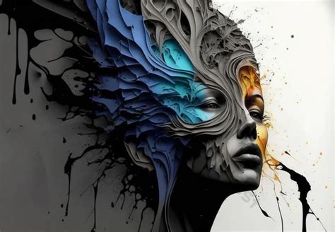 Gambar Fashion Wanita Modern Ilustrasi Digital Wallpaper 3d Untuk Seni ...