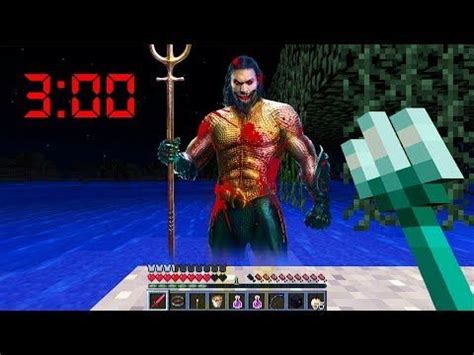 NUNCA INVOQUES A AQUAMAN EXE A LAS 3 AM EN MINECRAFT YouTube