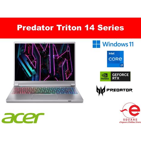 Acer Predator Triton Series Pt J Gaming Laptop Shopee