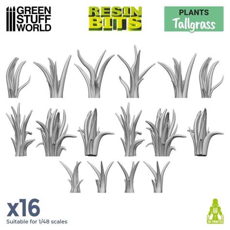 Tall Grass Resin Plants Ars Manufactorea