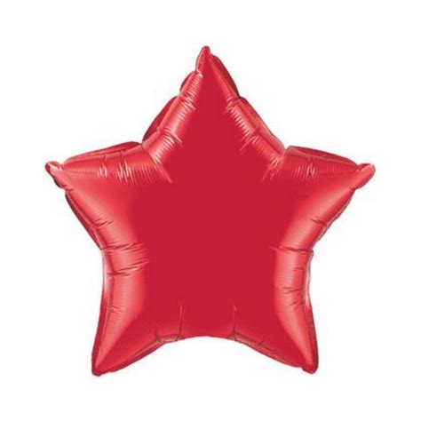 20” Ruby Red Star Shaped Balloon | Ellie and Piper