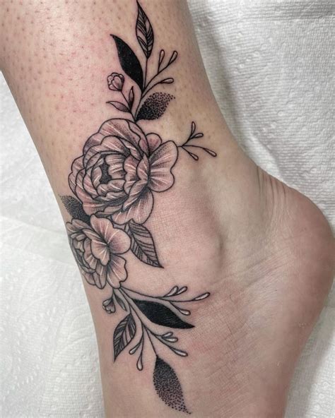 Details 65 Ankle Tattoo Flower Designs Best Incdgdbentre