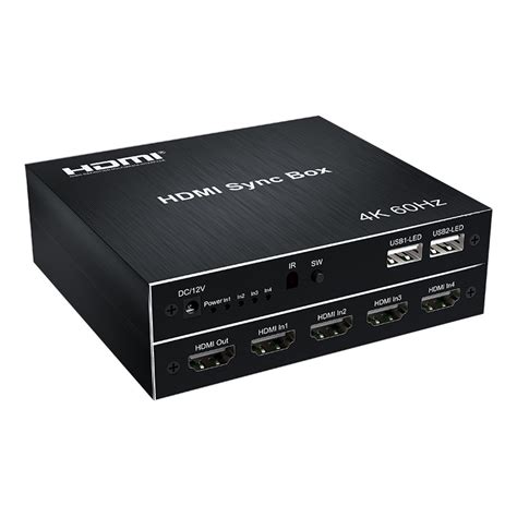 4k Hdmi Sync Box 4x1 Hdmi Video Light Synchronizer China Hdmi Sync