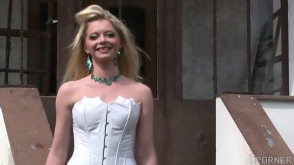 Sexy Blonde Has A Walk