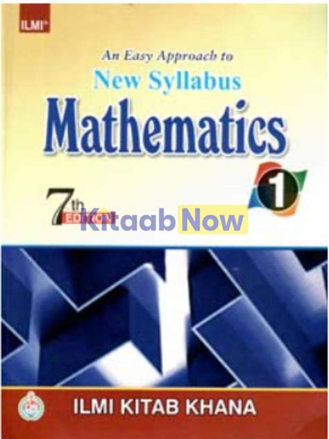 Ilmi New Syllabus Mathematics Th Edition Kitaabnow