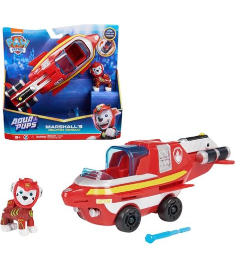 Paw Patrol Veicolo Trasformabile Aqua Pups Di Marshall