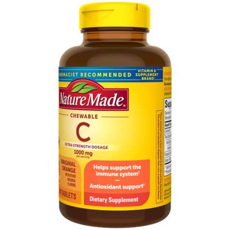 Nature Made Chewable Mg Vitamin C Ct Kroger