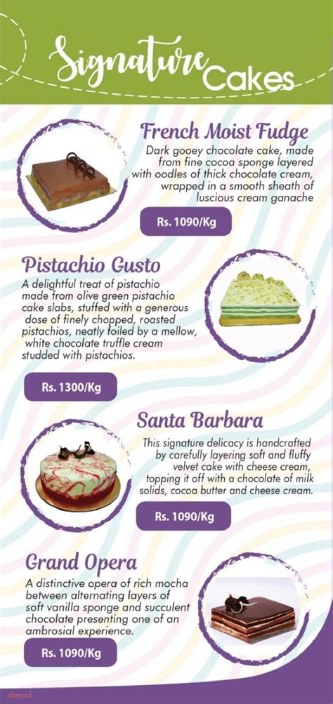 Menu Of Oh My Cake Near Kotak Mahindra Bank Kakkanadkochi Dineout