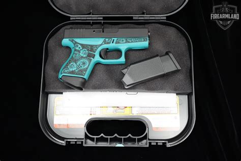 Glock 43 Glocks And Roses Tiffany Blue 9mm 341 43 G43 2 Mags And Orig