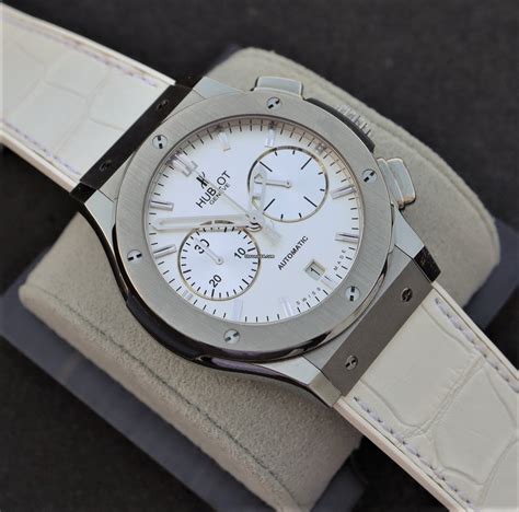 Hublot Classic Fusion Titanium Chronograph 45mm Opaline Dial For 7 479 For Sale From A