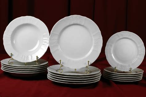 Набор Чайных Чашек 220 мл на 6 персон 12 предметов Бернадотт Белая ...