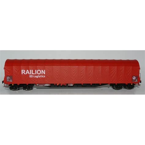 B Models 45610 Set A 2x Schiebeplanenwagen Rils Rot Railion Logistics