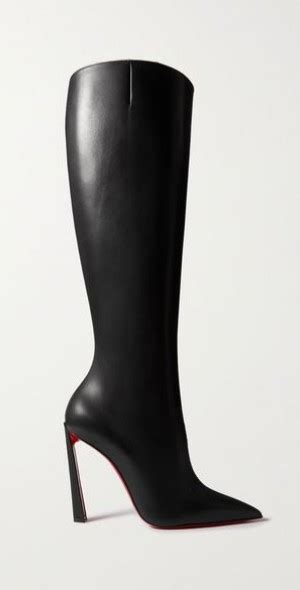 Christian Louboutin Condora Botta Leather Knee Boots