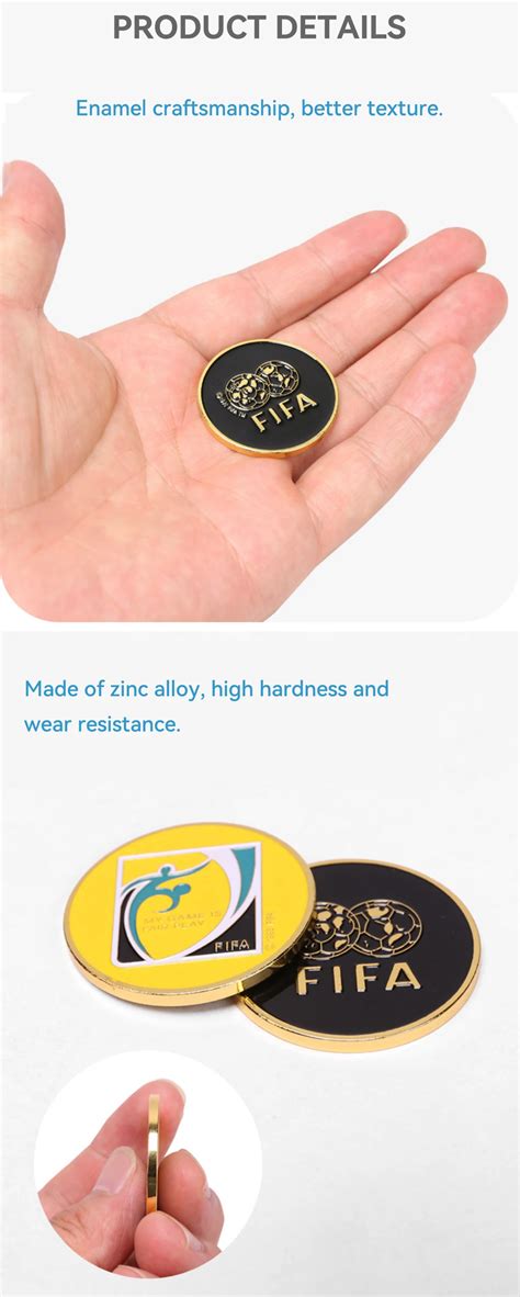 Soccer Flip Coin Anti Rust Hard Alloy Football Referee Judge Toss Coins