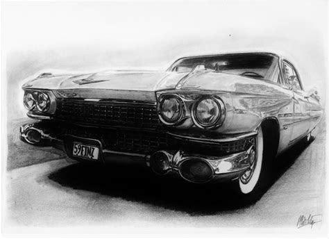 Cadillac Eldorado 1959 Drawing By Alainmi On Deviantart