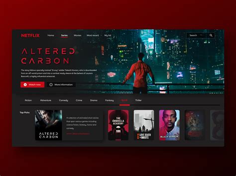 Netflix Redesign Concept By Venita Burger On Dribbble