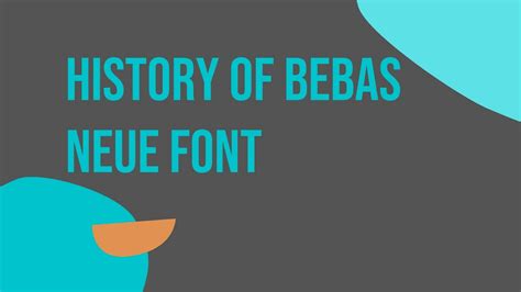 Bebas Neue Font Free Download