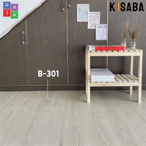 Jual Vinyl Flooring Plank Kisaba Vinyl Lantai Lembaran Tebal Mm